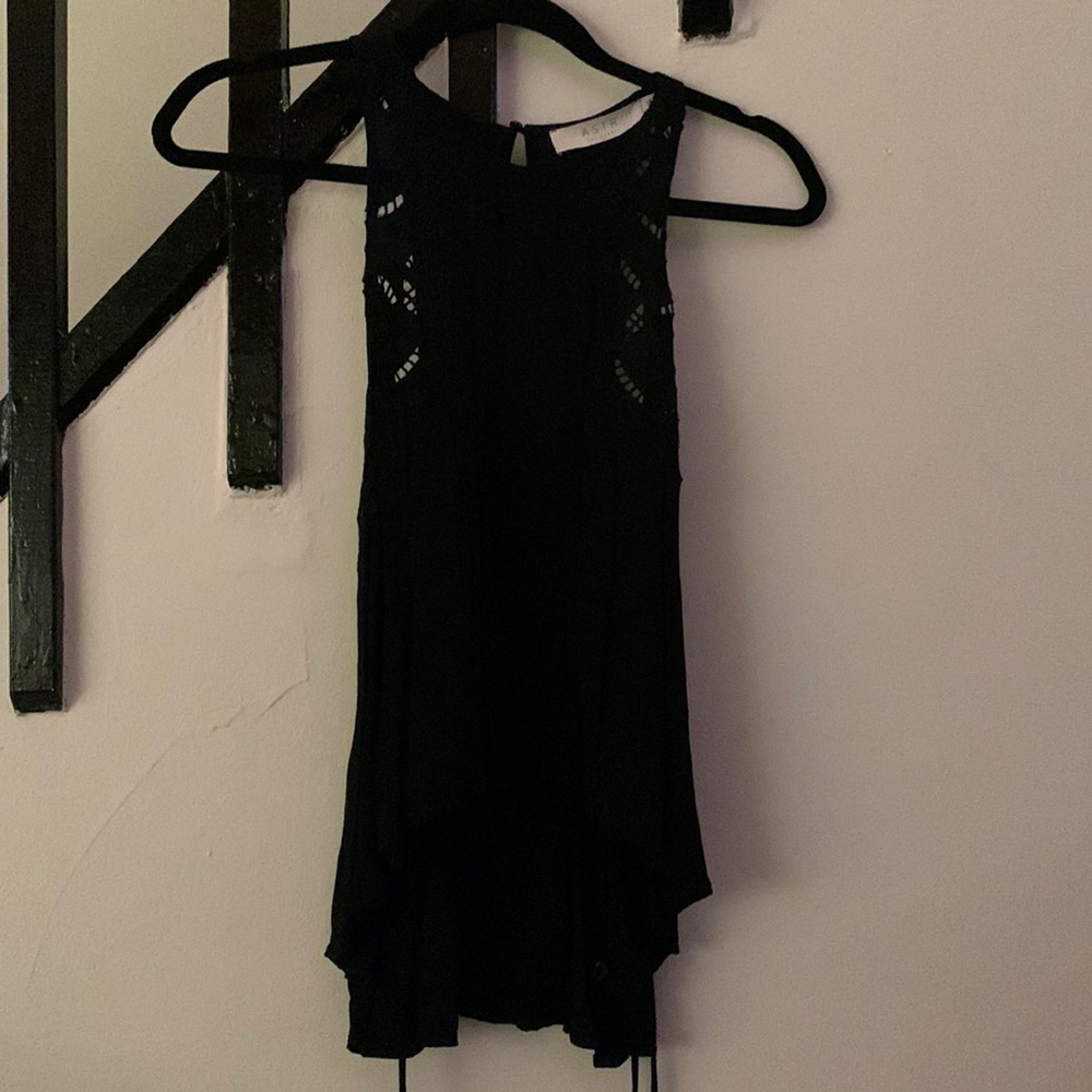 Black Cutout Top